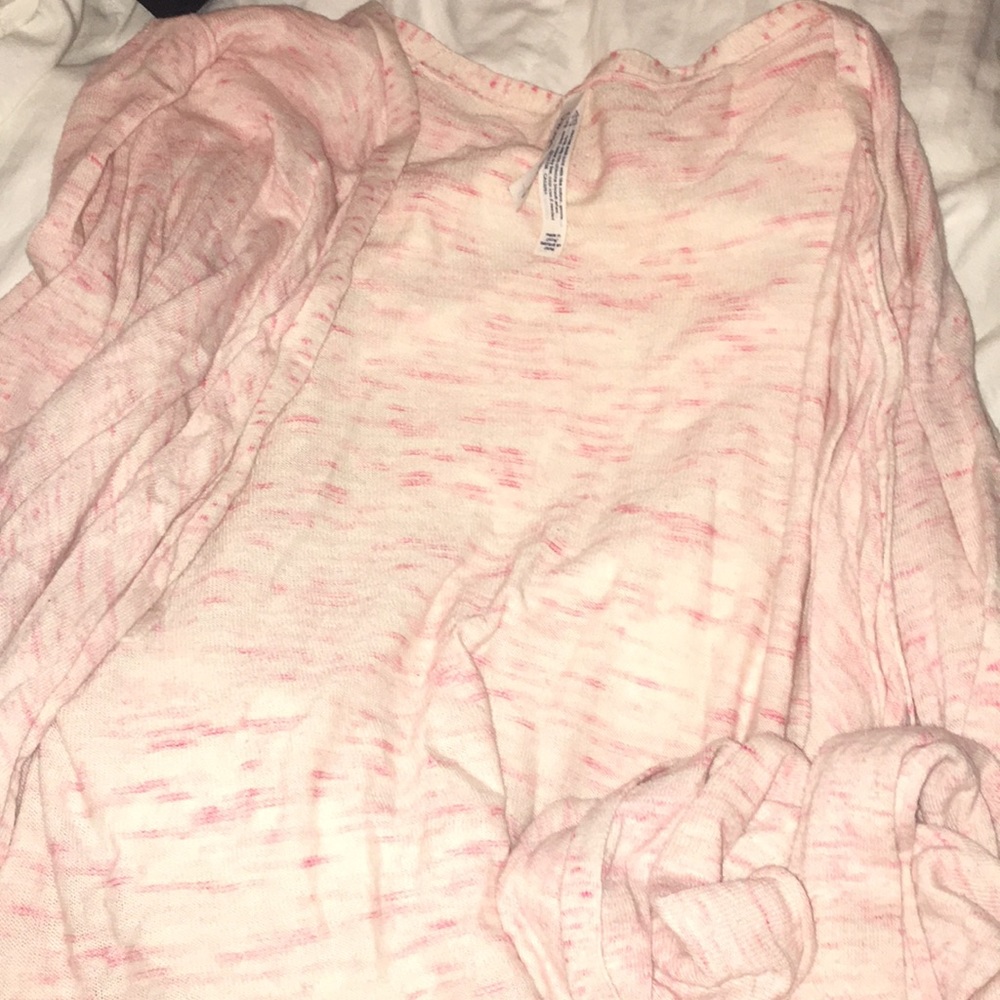 Pink cardigan Aeropostale size large